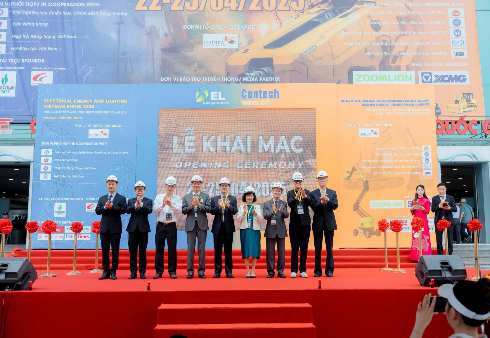 Lễ khai mạc trang trọng – Chuỗi hội thảo chuyên đề sôi nổi tại Contech Vietnam 2025